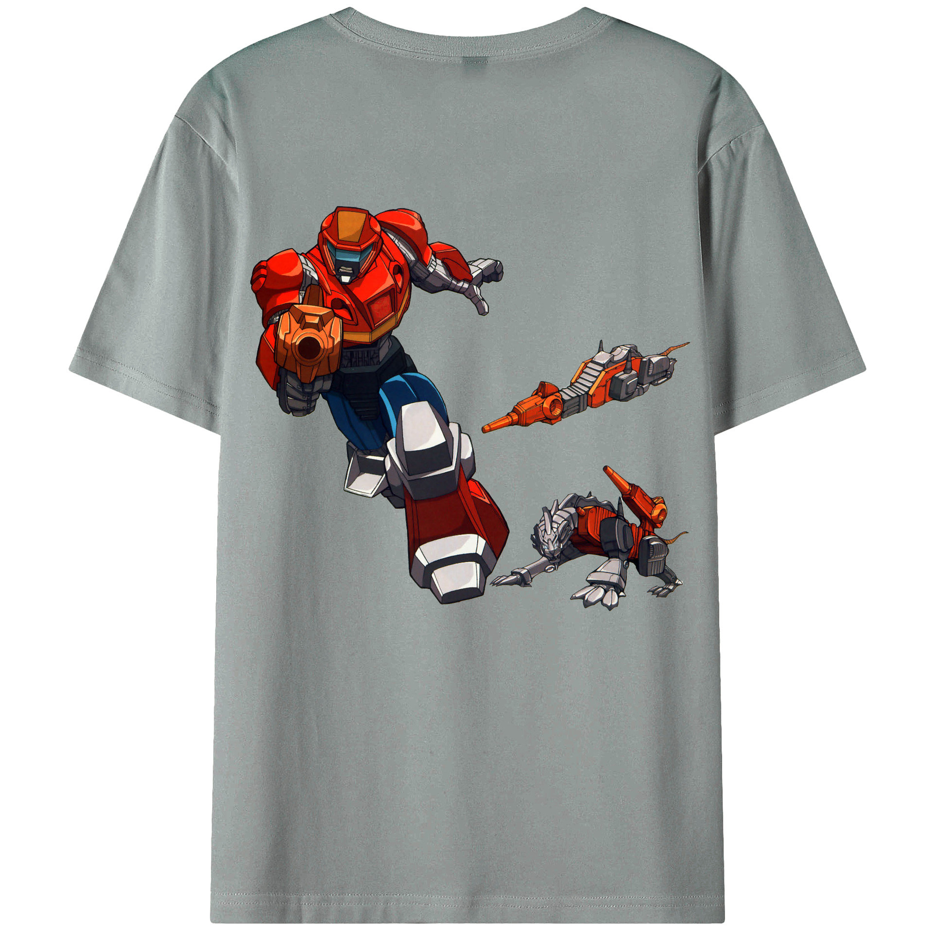 （画像用）  綿100％ メンズ半袖Tシャツ（バックプリント） 通気性